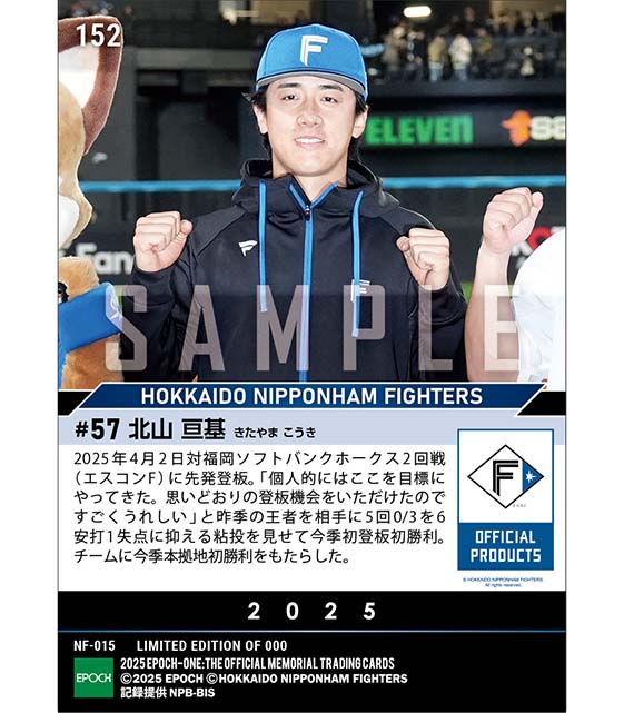 【北山亘基】今季初登板初勝利（25.4.2）