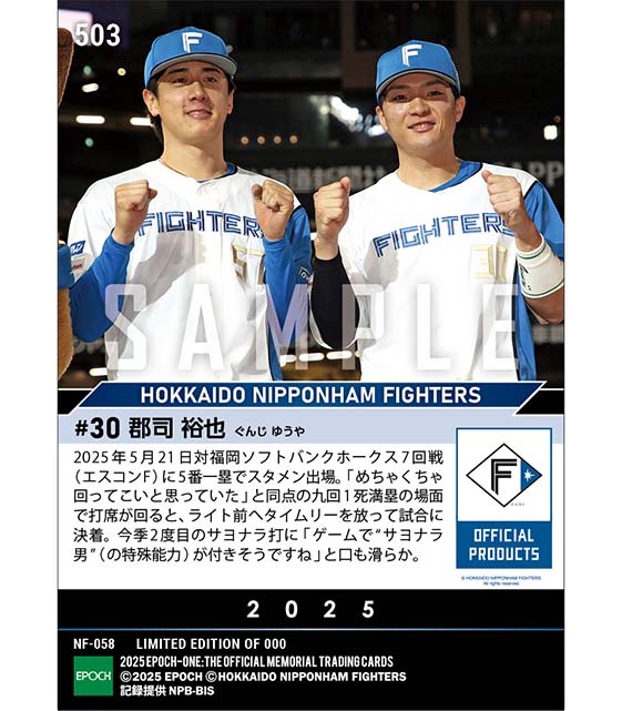 【郡司裕也】今季2度目のサヨナラ打（25.5.21）