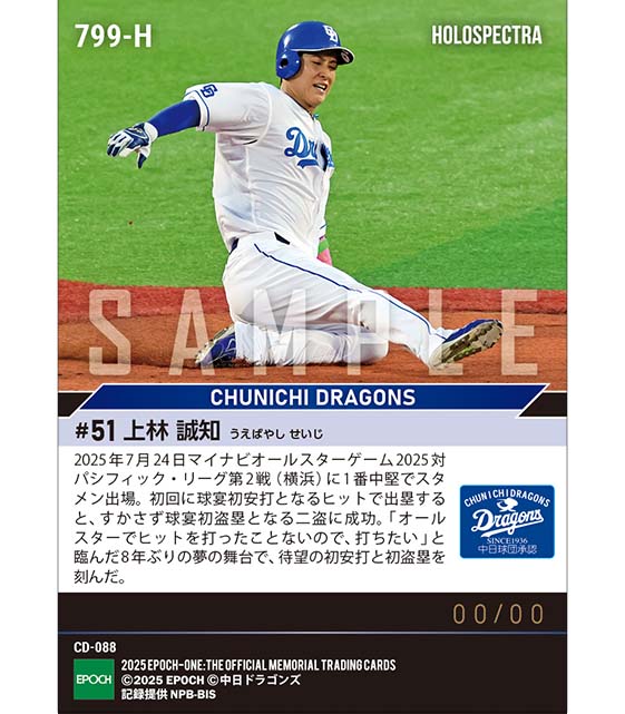 ※ホロスペクトラ 【上林誠知】8年ぶりの球宴出場で初安打＆初盗塁「マイナビオールスターゲーム2025」（25.7.24）