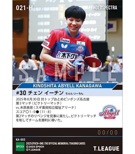 ※ホロスペクトラ 【チェン イーチン】移籍後初試合で大仕事（25.8.30）