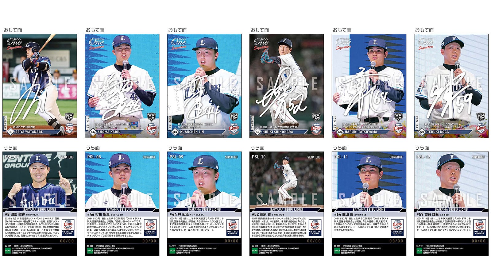 【14枚セット】≪埼玉西武ライオンズ≫　シグネチャーセット2025