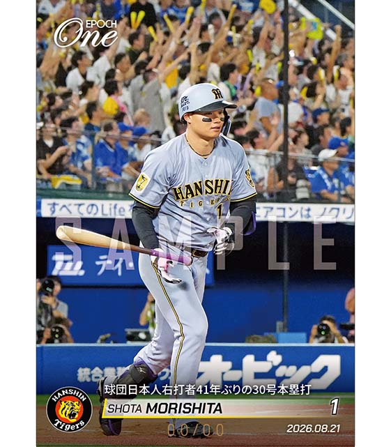 ※ホロスペクトラ 【森下翔太】球団日本人右打者41年ぶりの30号本塁打（26.8.21）